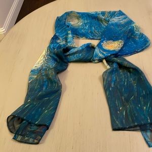 Beautiful Van Gogh starry night scarf